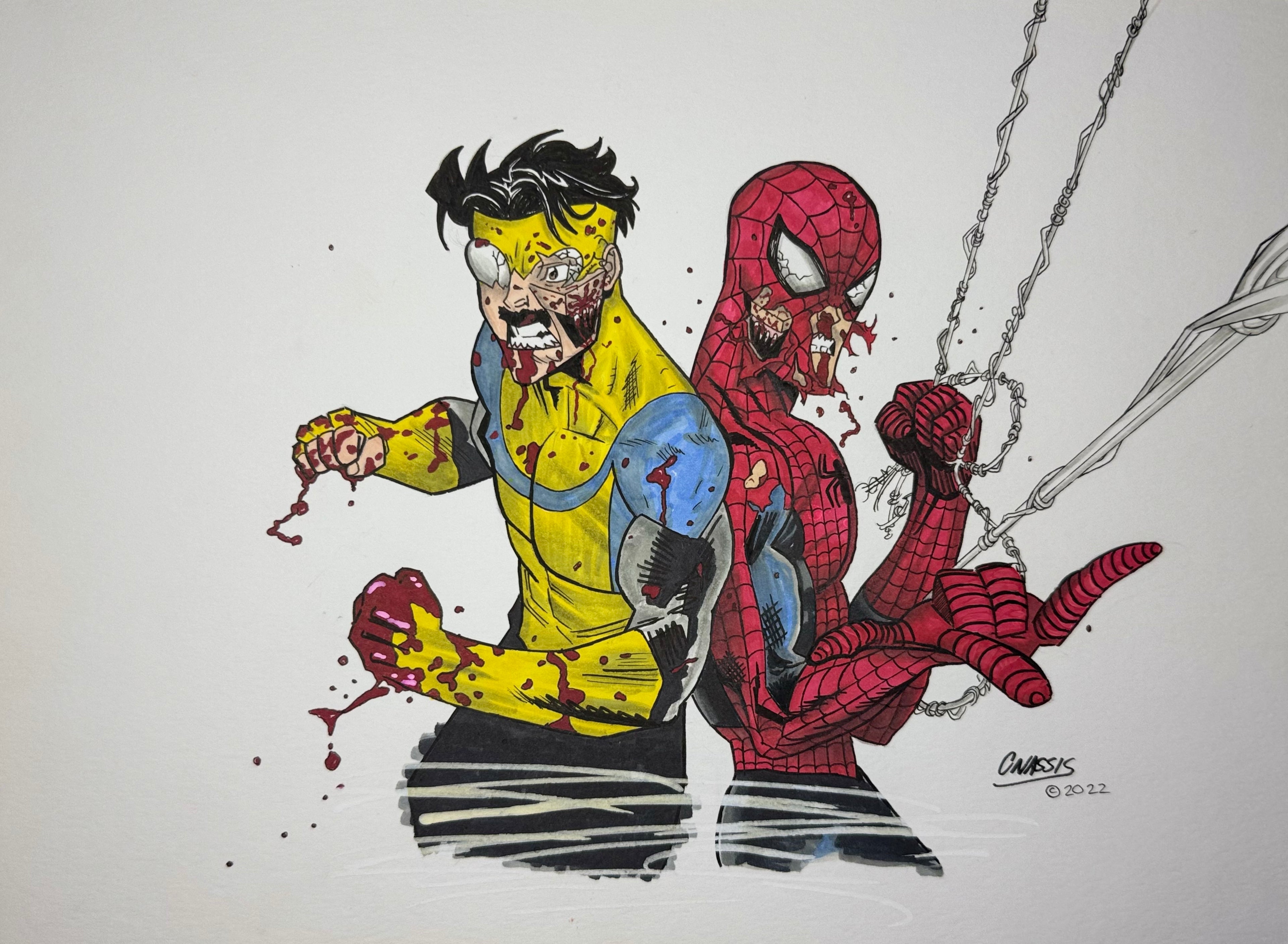 "INVINCIBLE X SPIDER-MAN"